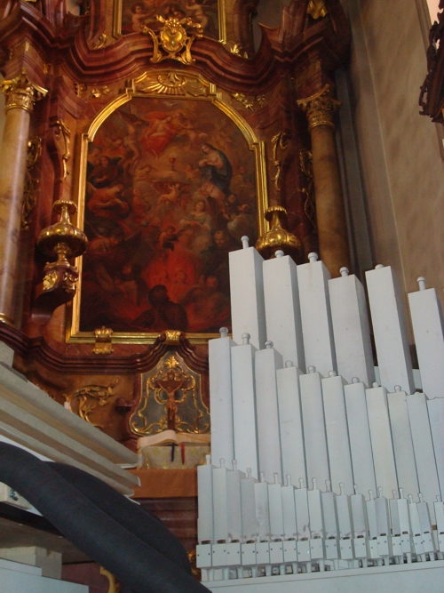 Die Oswalt-Orgel in der Kirche.